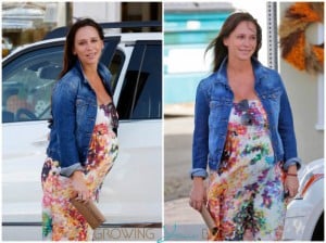 Pregnant Jennifer Love Hewitt out in Santa Monica