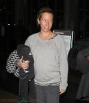 Pregnant Kendra Wilkinson at LAX