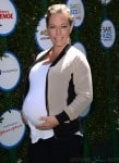 Pregnant Kendra Wilkinson at Safe Kids Day in Los Angeles