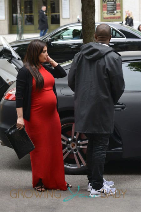 Kim Kardashian & Kanye West In Paris