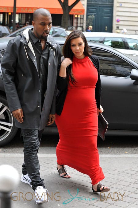 Kim Kardashian & Kanye West In Paris