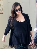 Kim Kardashian Catches A Flight Out Of Paris