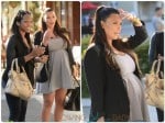 Pregnant Kim Kardashian out in LA
