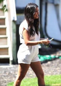 Pregnant Kourtney Kardashian in the Hamptons