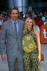 Pregnant Kristen Bell and husband Dax Shepard the Toronto International Film Festival