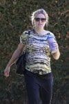Pregnant Kristen Bell out  in LA