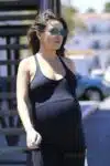 Pregnant Mila Kunis at yoga class in LA