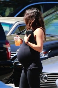 Pregnant Mila Kunis leaving  yoga class in LA