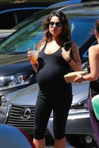 Pregnant Mila Kunis  leaving yoga class in LA