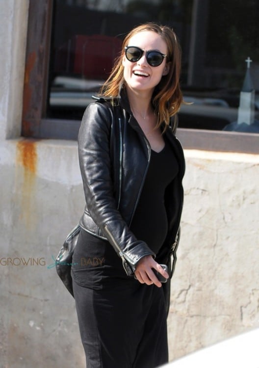 Pregnant Olivia Wilde out shopping in LA