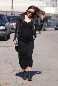 Pregnant Olivia Wilde out shopping in LA