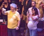 Penelope Cruz and Pedro Almodovar attending the Asier Etxeandia Concert at Price Circus Theatre in Madrid