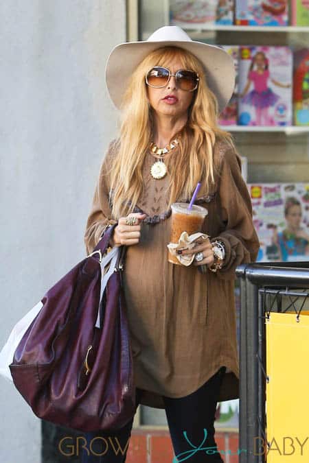 Rachel Zoe Hides Her Baby Bump Under a Flowy Blouse