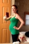 Pregnant Sarah Drew