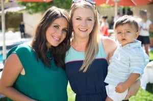 Pregnant Soleil Moon Frye and Melissa Joan Hart at her book release Party