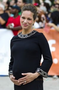Pregnant Susan Downey at the premiere of The Judge TIFF