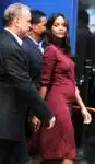 Pregnant Zoe Saldana at Good Morning America