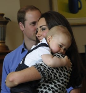 Prince George with Parents Kate & William at NZ playgroup