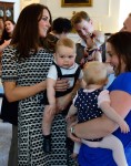 Prince George with Parents Kate and William at NZ playgroup