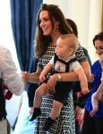 Prince George with Parents Kate and William at New Zealand playgroup