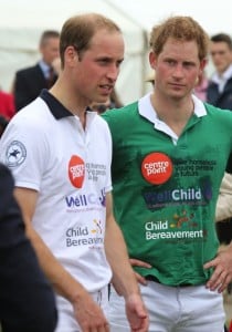 Prince William, Prince Harry  playing polo at Cirencester Park Polo Club in Cirencester, United Kingdom