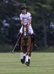 Prince William playing polo at Cirencester Park Polo Club in Cirencester, United Kingdom