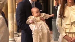 Prince george before his Christening