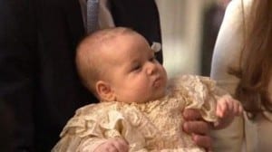 Prince george before his Christening