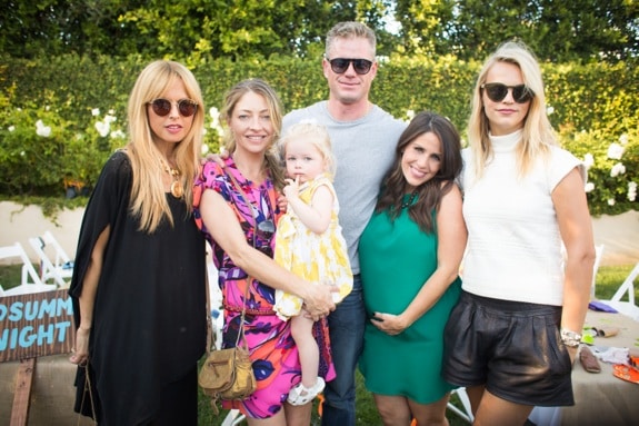 Rachel Zoe, Rebecca Gayheart, Eric Dane and Kelly Sawyer at Soleil Moon Frye's book release Party