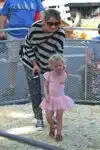 Rebecca Gayheart with daughter Billie at the market