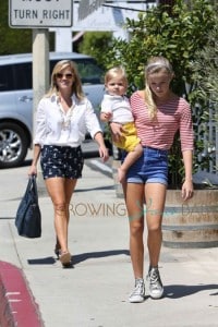 Reese Witherspoon takes daughter Ava and son Tennessee on some errands in Los Angeles