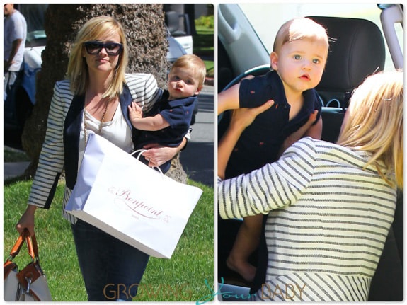 Reese Witherspoon out with her son Tennessee in LA