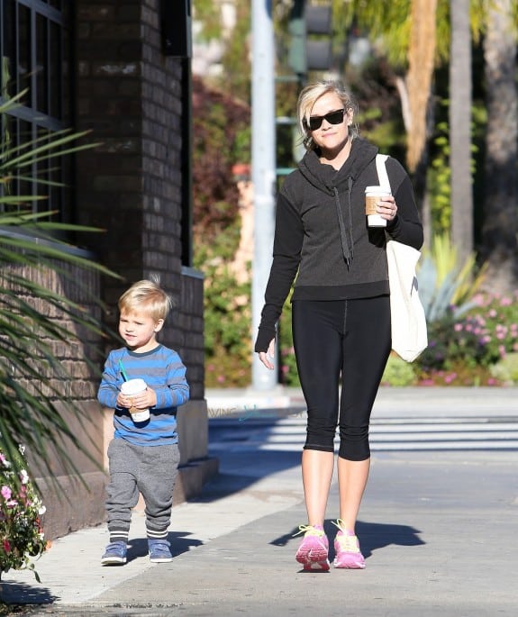 Reese Witherspoon out with her son Tennessee in LA