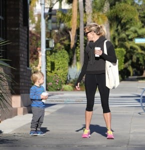 Reese Witherspoon out with her son Tennessee in LA