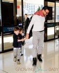 Ricky Martin Travels With His Sons Matteo and Valentino