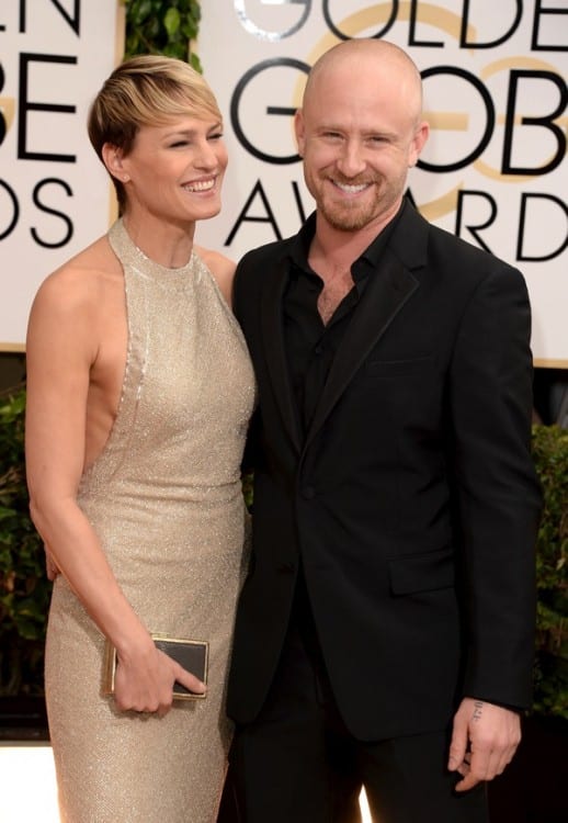 Robin Wright & Ben Foster- 71st annual Golden Globe Awards