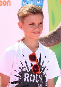 Romeo Beckham attends The Nickelodeon Kids Choice Sports Awards in Los Angeles