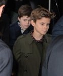 Romeo and Cruz Beckham at Balthazar restaurant in NYC