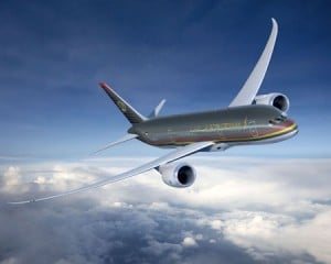 Royal Jordanian twin-jet Boeing Dreamliner