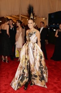 Sarah Jessica Parker at the 2013 Met Gala at Metropolitan Museum of Art