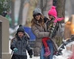Sarah Jessica Parker does the school run with daughters Marion & Tabitha