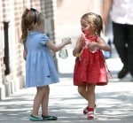 The Broderick Twins Play With Spray Bottles Filled With Water