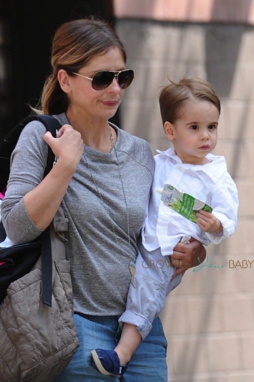 Sarah Michelle Gellar out with son Rocco in LA