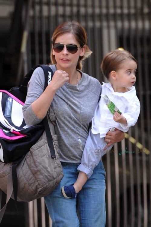 Sarah Michelle Gellar out with son Rocky in LA