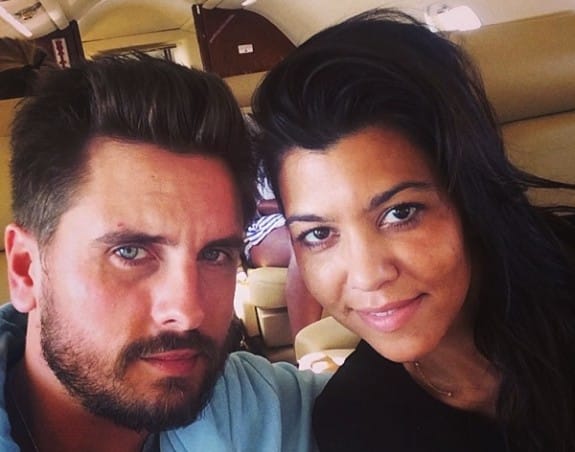 Scott Disick and Kourtney Kardashian on their way to Cabo