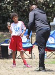 Heidi Klum & Seal Watch Their Kids Soccer Game