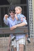 Selma Blair and her son Arthur enjoy a fun day out at the L