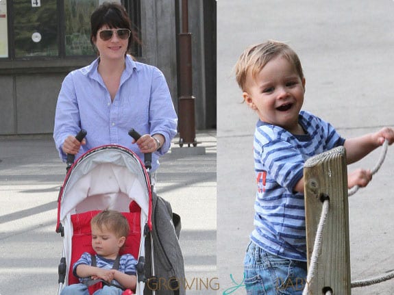 Selma Blair and son Arthur Bleick at the LA Zoo