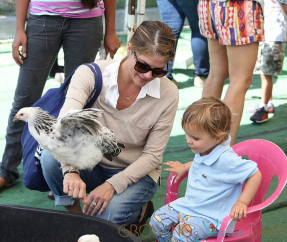 Actress Selma Blair takes her son Arthur to the Farmers Market in Pacific Palisades, Los Angeles