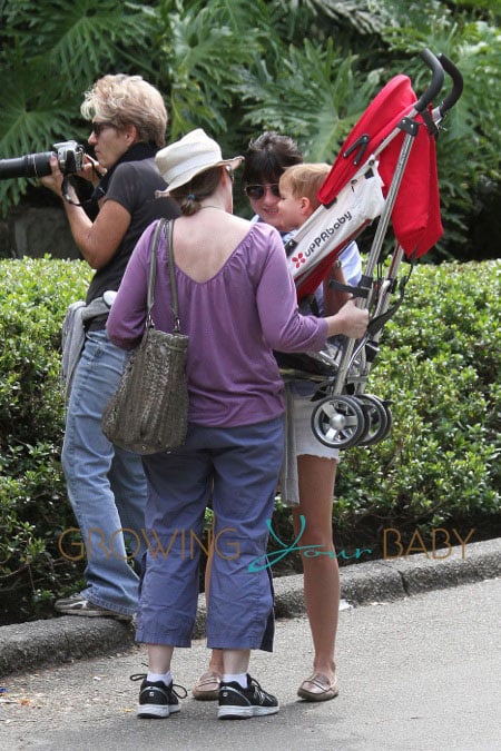 Selma Blair and her son Arthur enjoy a fun day out at the L.A. Zoo in Los Angeles